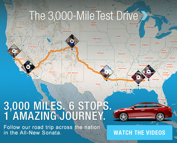 3,000 Mile Road Trip With Hyundai 2014