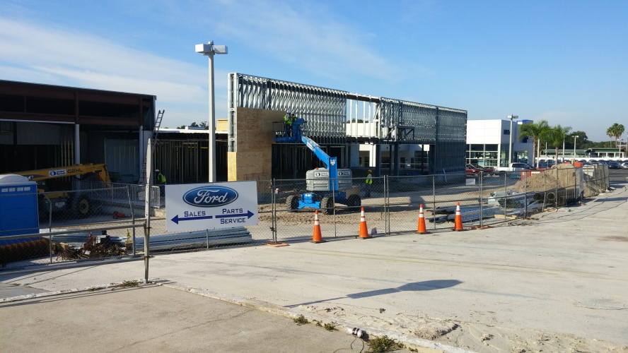 Lakeland Ford Construction Continues
