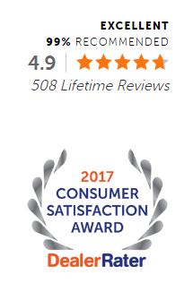 Dealer Rater 2017 Consumer Satisfaction Award