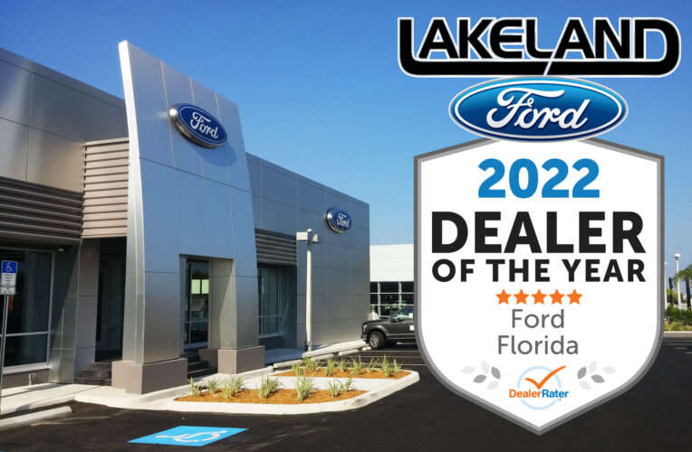 Lakeland Ford Earns 2022 DealerRater Florida Ford Dealer of the Year Award for High-Quality Customer Experience